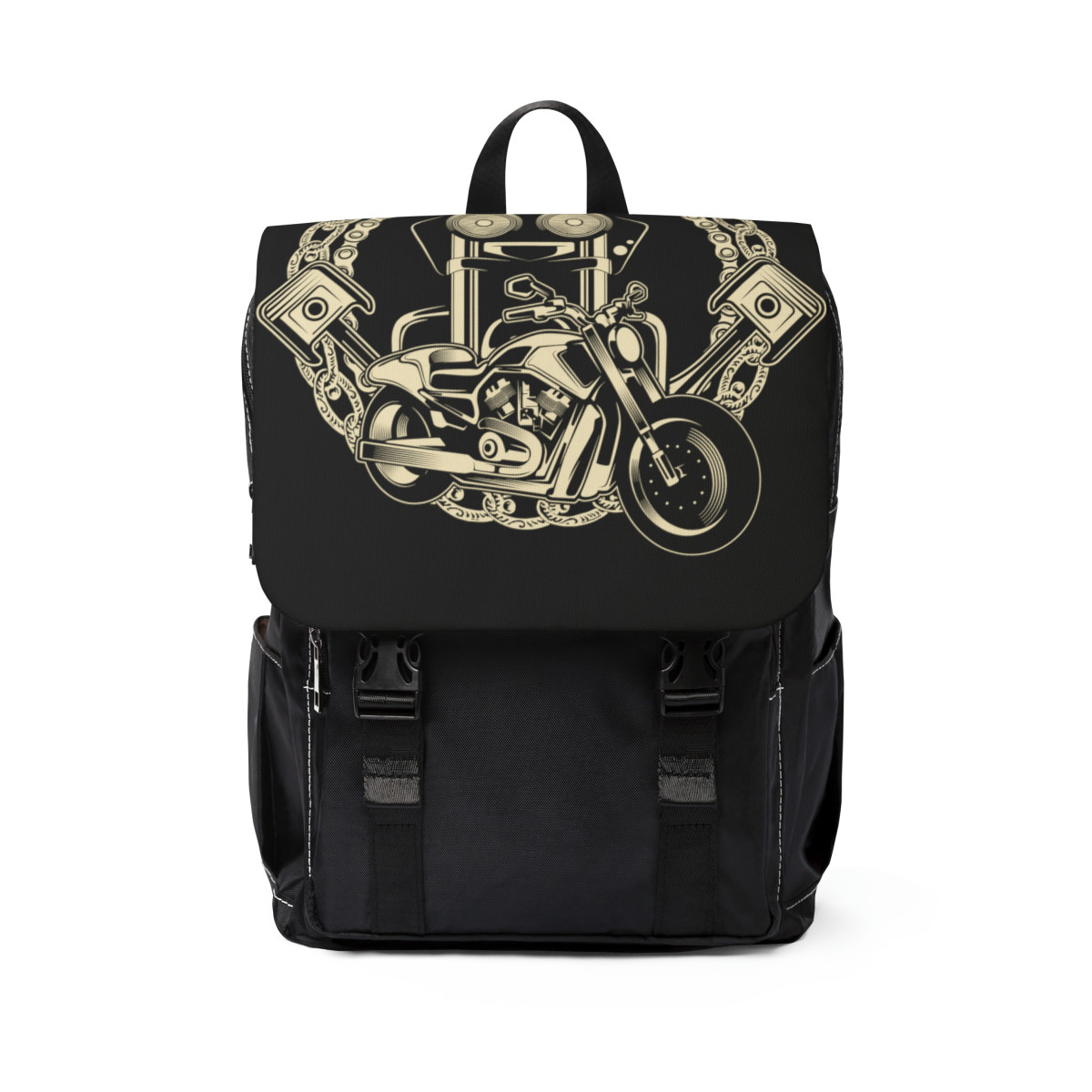 Motorcycle Unisex Casual Shoulder Backpack