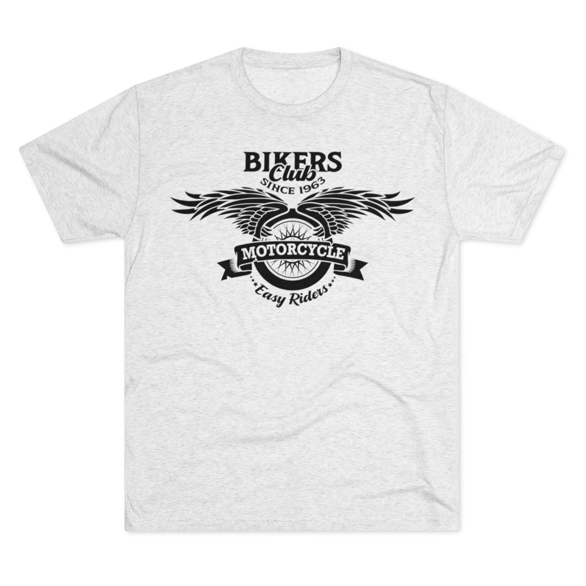 Bikers Club Since 1963 Unisex Tri-Blend Crew Tee